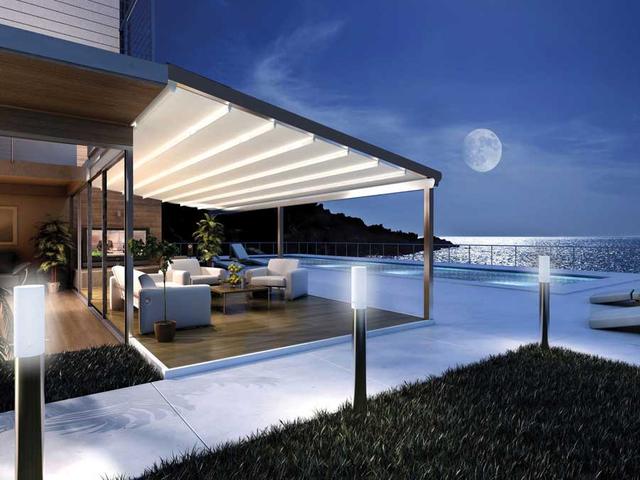 Pérgola retractil